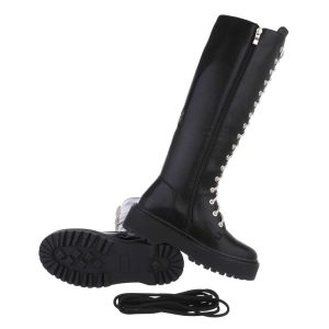 Botas Plataforma com Atacadores